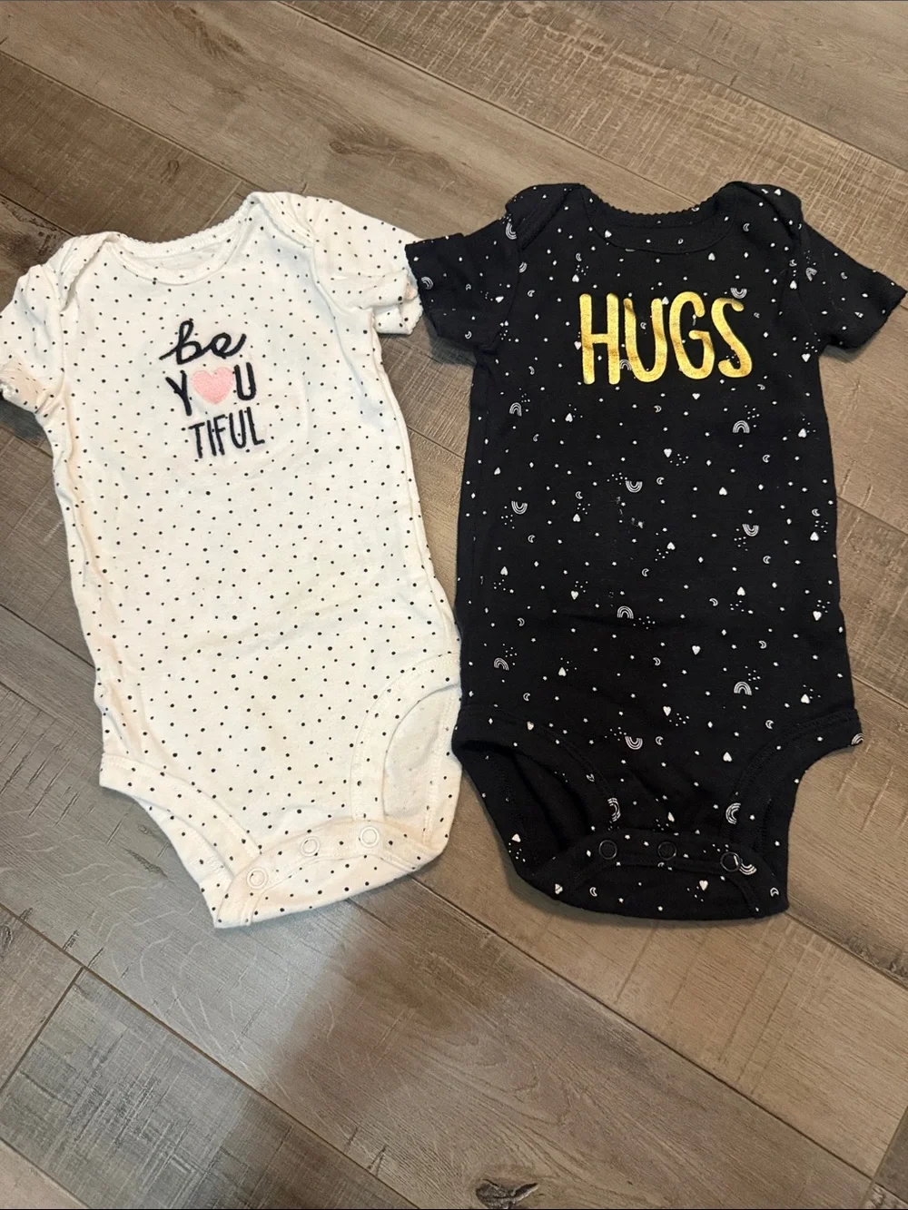 Carter's Girls One-Piece Bodysuit Set - White, Navy, Pink, Mint & Gray